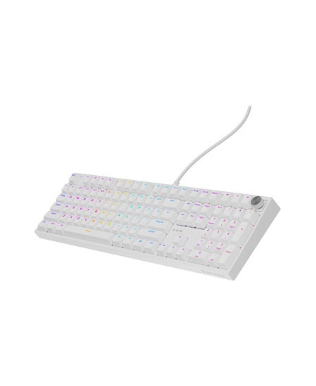 Genesis Thor 404 | Mechanical Gaming Keyboard | Wired | US | White | USB | Outemu Peach Silent