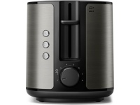 Philips Toaster | HD2651/80 Viva Collection | Power 1050 W | Number of slots 2 | Housing material Metal | Black