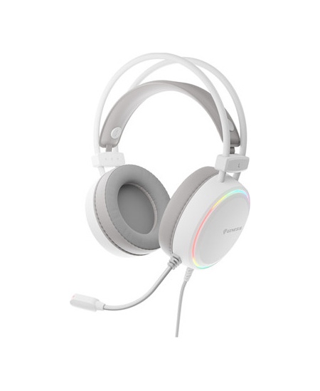 Genesis RGB Gaming Headset | Neon 613 G2 | Wired | Over-ear | Microphone | White