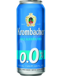 Nealkoholinis alus KROMBACHER, Pils, 0,0%, 0,5 l, skardinė D