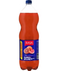 Gazuotas gaivusis gėrimas RASA raudonųjų apelsinų ir greipfrutų skonio, 2 l