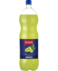Gazuotas gaivusis gėrimas RASA, agrastų skonio, 2 l