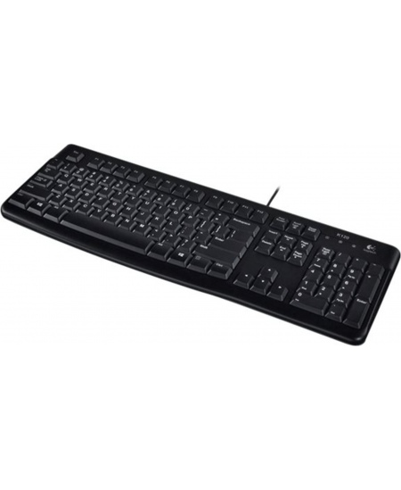LOGITECH K120 Corded Keyboard black USB (US) | Logitech