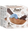 Vaflių dubenėliai BEN'S FAVOURITES, su šokolado glaistu, 4 vnt, 100 g