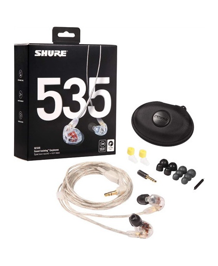 Shure SE535 Earphone, Clear | Shure