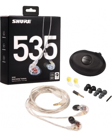 Shure SE535 Earphone, Clear | Shure