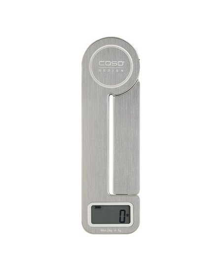 Caso Scales KitchenEcostyle Batteryless usage, Graduation 1 g, Maximum weight (capacity) 5 kg, Display type LCD, Stainless steel