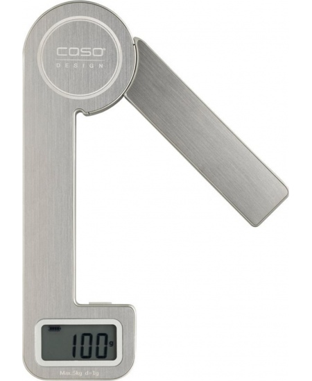 Caso Scales KitchenEcostyle Batteryless usage, Graduation 1 g, Maximum weight (capacity) 5 kg, Display type LCD, Stainless steel