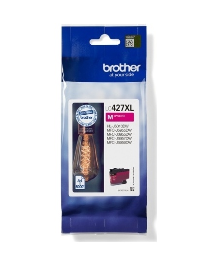 Brother LC-427XLM (LC427XLM) Rašalinė kasetė, Purpurinė