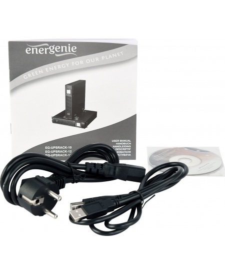 EnerGenie | Rack UPS | EG-UPSRACK-10 | 1000 VA | 800 W
