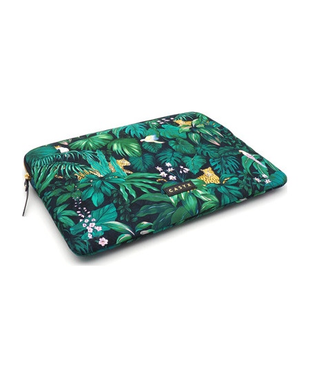 Casyx | SLVS-000020 | Casyx for MacBook | Fits up to size 13 ”/14 " | Sleeve | Deep Jungle | Waterproof