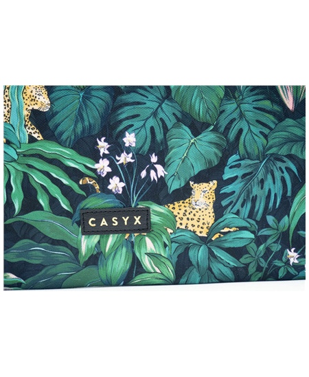 Casyx | SLVS-000020 | Casyx for MacBook | Fits up to size 13 ”/14 " | Sleeve | Deep Jungle | Waterproof