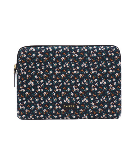 Casyx | SLVS-000013 | Casyx for MacBook | Fits up to size 13 ”/14 " | Sleeve | Midnight Garden | Waterproof