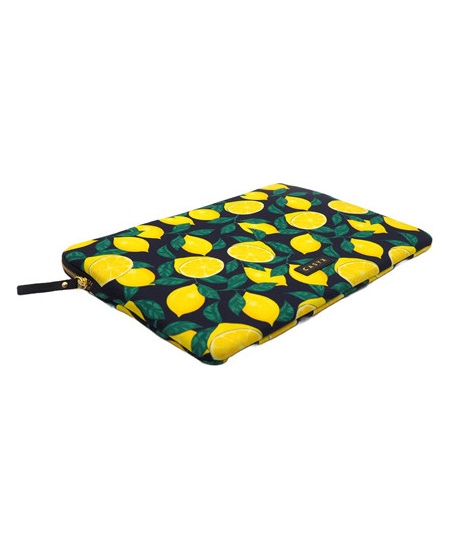 Casyx | SLVS-000002 | Casyx for MacBook | Fits up to size 13 ”/14 " | Sleeve | Midnight Lemons | Waterproof