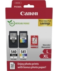 Canon PG-540L/CL-541XL (5224B012) Photo value pack Rašalinių kasečių komplektas, BK/CMY