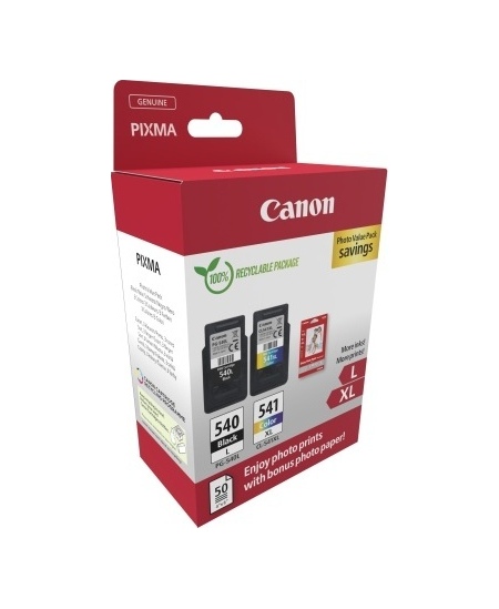 Canon PG-540L/CL-541XL (5224B012) Photo value pack Rašalinių kasečių komplektas, BK/CMY