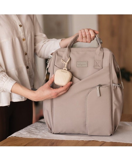 Čiulptukų dėklas BABYONO, silikoninis, kreminis,1656/03