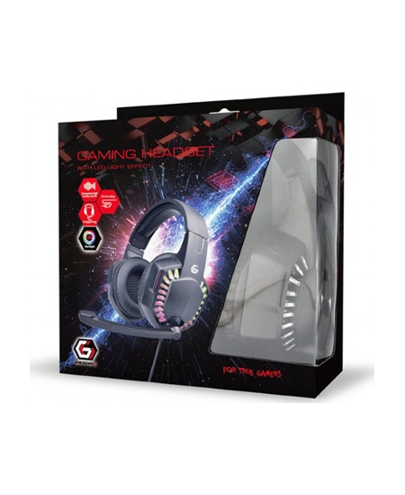 Gembird | Wired | On-Ear | Microphone | Gaming headset with LED light effect | GHS-06