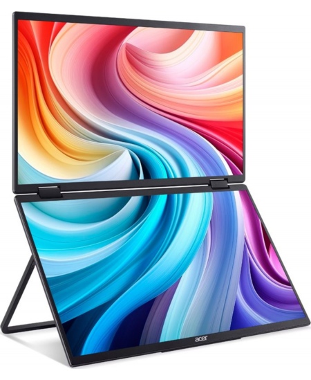 Acer PD163QBMIUUX PD3 Series | 16 " | IPS | 16:9 | 60 Hz | 8 ms | 2x1920 x 1080 pixels | 250 cd/m² | HDMI ports quantity 1