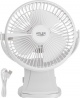 Adler Rechargeable Clip-on Desk Fan | AD 7342 | Table Fan | White | Diameter 15.5 cm | Number of speeds 3 | Oscillation | 5 W