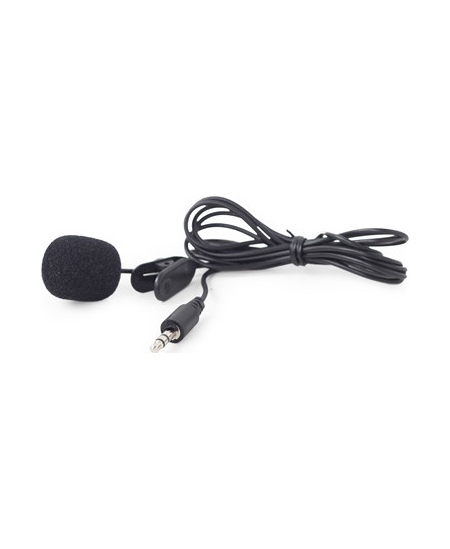Gembird Clip-on microphone MIC-C-01 Black