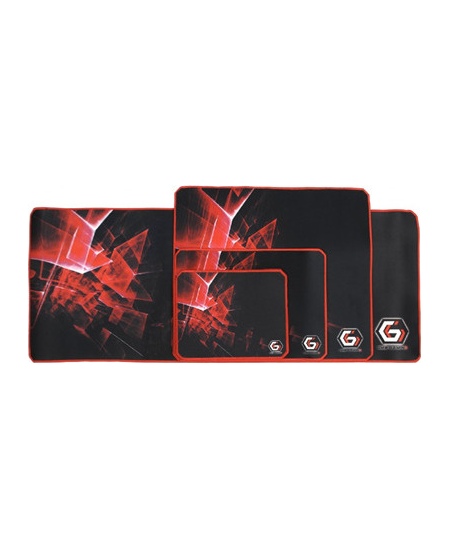 Gembird MP-GAMEPRO-M Gaming mouse pad PRO, Medium 250 x 350 x 3 mm, Black/Red