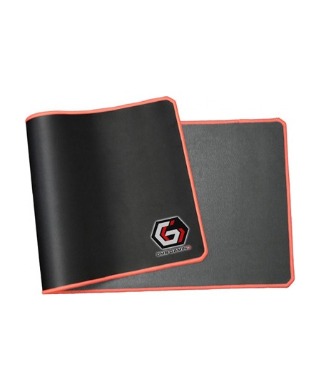 Gembird Gaming mouse pad PRO, extra large, Black/Red, Extra wide pad surface size 350 x 900 mm