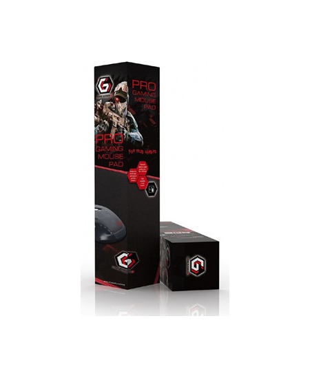Gembird Gaming mouse pad PRO, extra large, Black/Red, Extra wide pad surface size 350 x 900 mm