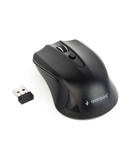 Gembird Mouse MUSW-4B-04 Standard, No, Black, Wireless, No,