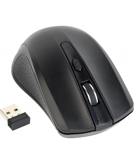 Gembird Mouse MUSW-4B-04 Standard, No, Black, Wireless, No,