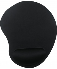 Gembird | Mouse Pad with Soft Wrist Support | MP-ERGO-01 | 240 x 200 x 4 mm | Black