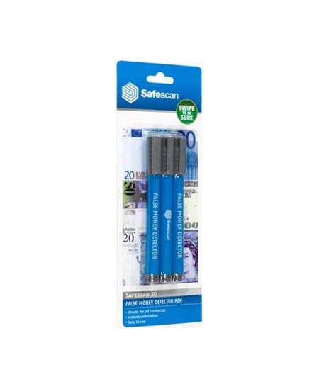SAFESCAN | Money Checking Pencil/ For all currencies, 3 pcs | 30