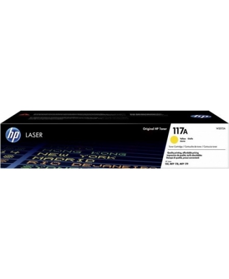 HP 117A (W2072A) Lazerinė kasetė, Geltona