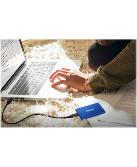 Samsung Portable SSD T7 1000 GB, USB 3.2, Blue