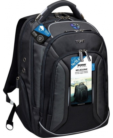 PORT DESIGNS | Melbourne | Fits up to size 15.6 " | Backpack | Black | Shoulder strap