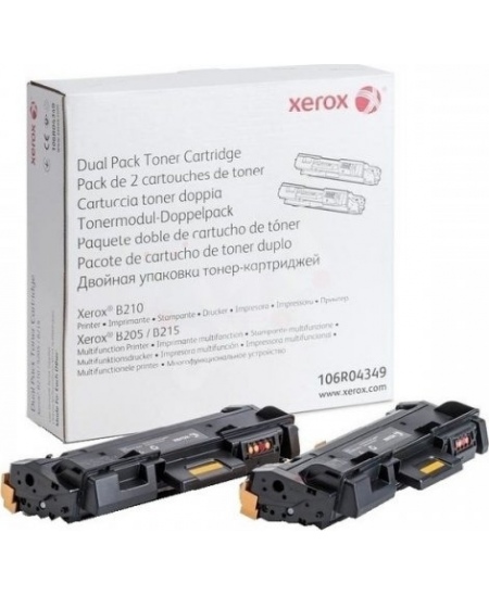 Xerox 106R4349 (106R04349), Juoda kasetė