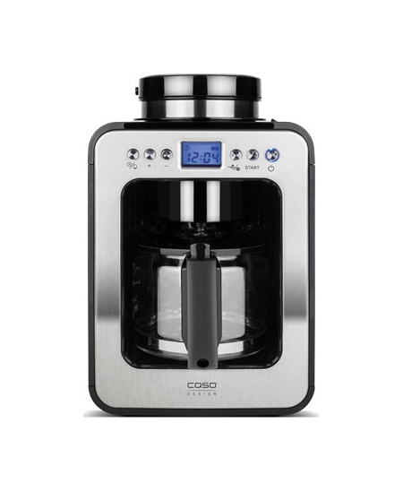 Caso | Design Compact Coffee Maker with Grinder | Pump pressure Not applicable bar | Manual | 600 W | Black/Stainless steel