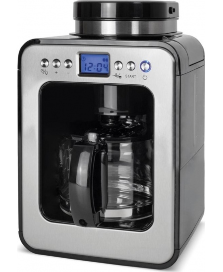 Caso | Design Compact Coffee Maker with Grinder | Pump pressure Not applicable bar | Manual | 600 W | Black/Stainless steel