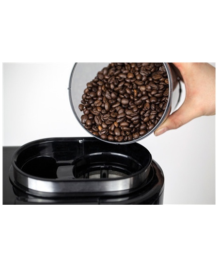 Caso | Design Compact Coffee Maker with Grinder | Pump pressure Not applicable bar | Manual | 600 W | Black/Stainless steel