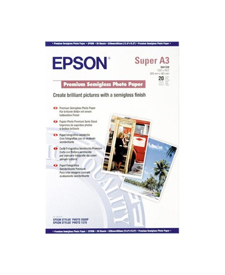 Epson Semigloss Photo Paper DIN A3+, 250g/m2, 20 sheets