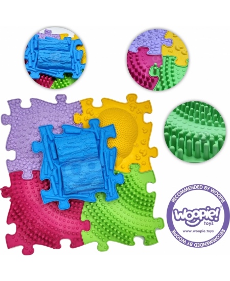 WOOPIE Mata Sensoryczna Ortopedyczna Puzzle 5 el.