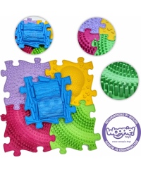 WOOPIE Mata Sensoryczna Ortopedyczna Puzzle 5 el.