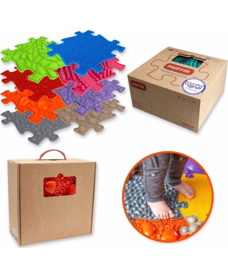 WOOPIE Mata Sensoryczna Ortopedyczna Puzzle 8 el. WERSJA-1A