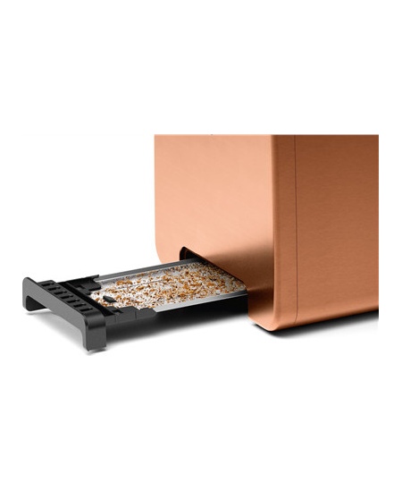 Bosch DesignLine Toaster TAT4P429 Power 970 W, Number of slots 2, Housing material Stainless Steel, Copper/Black