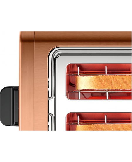 Bosch DesignLine Toaster TAT4P429 Power 970 W, Number of slots 2, Housing material Stainless Steel, Copper/Black