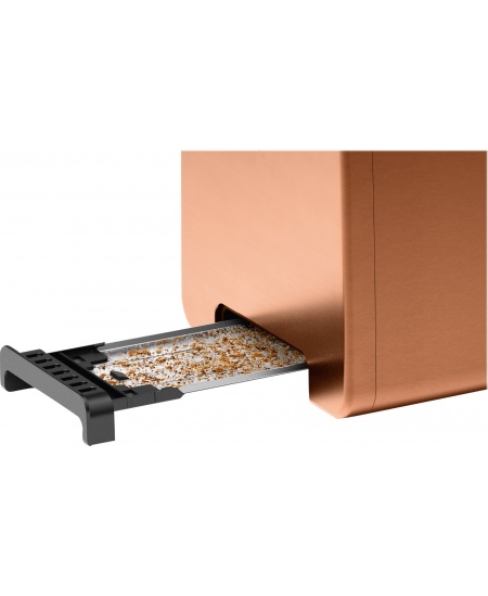 Bosch DesignLine Toaster TAT4P429 Power 970 W, Number of slots 2, Housing material Stainless Steel, Copper/Black