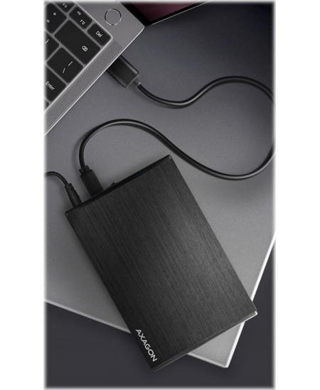AXAGON | Compact aluminum USB 3.2 Gen 1 external box SATA intended for 3.5" HDD | EE35-XA3