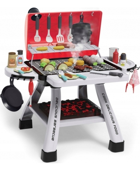 WOOPIE Grill Barbecue Kuchnia Ogrodowa Interaktywna Para LED Zestaw XL 41 el.