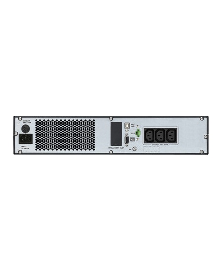 Schneider Electric Easy UPS, Rackmount 2U, Intelligent Card Slot, LCD, W/Rail Kit | SRV1KRIRK-E | 1000 VA | 900 W