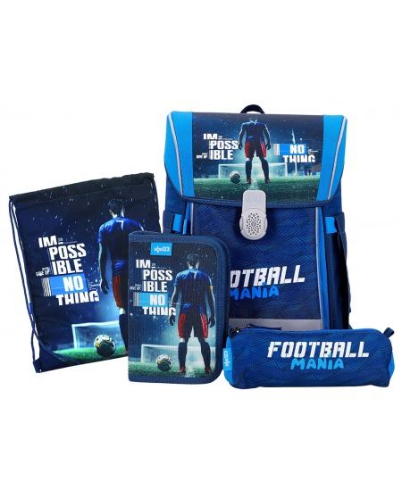 Kuprinė su priedais ABC123 Football, Flexi, 4 dalių